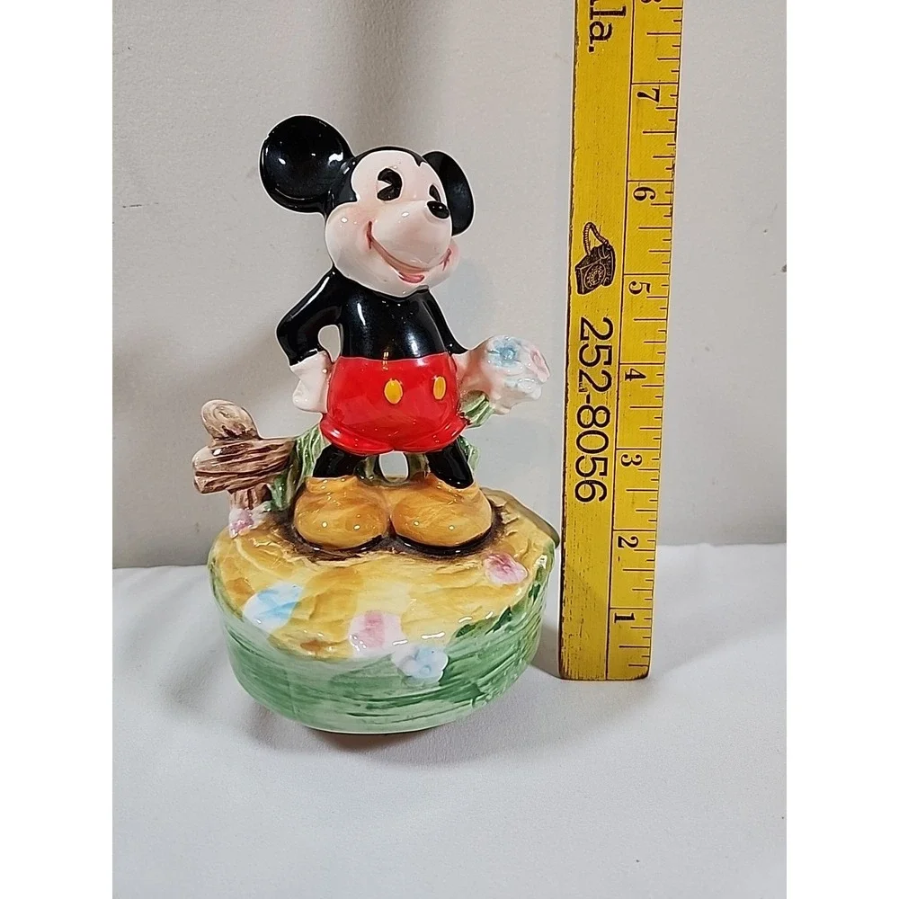 Vintage Schmid Mickey Mouse Music Box 